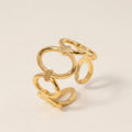 Ovale Schakel Ring