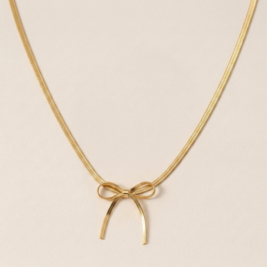 Strik Hanger Gouden Ketting