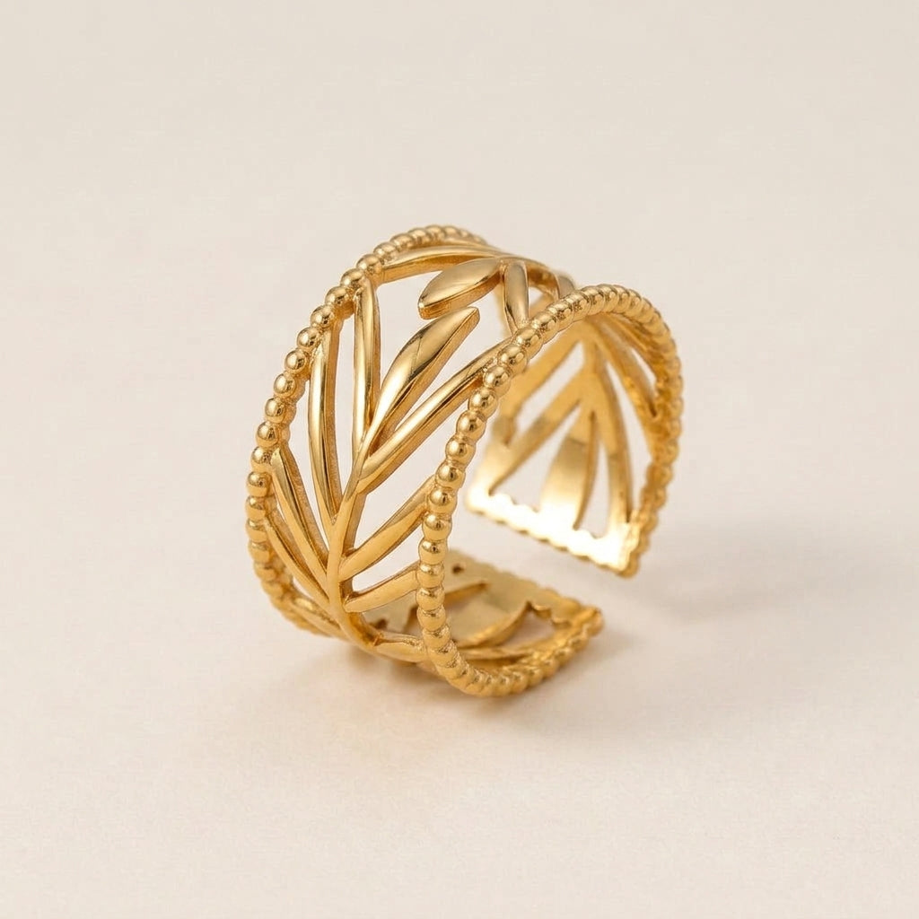 Blad Wikkel Ring