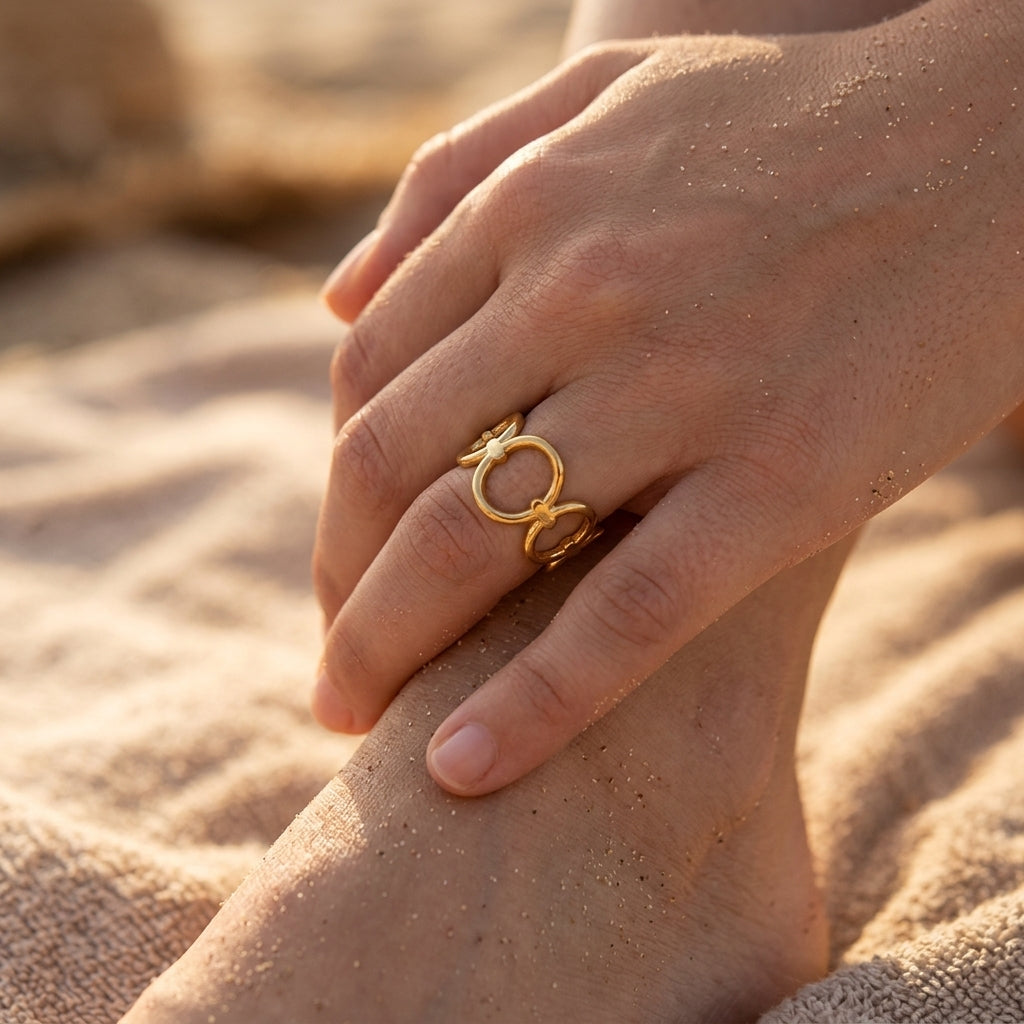 Ovale Schakel Ring
