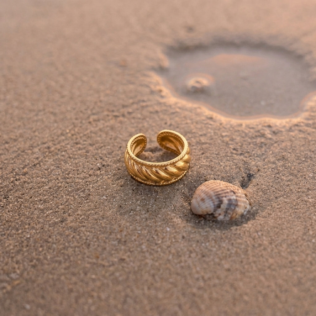 Gedraaide Geweven Ring