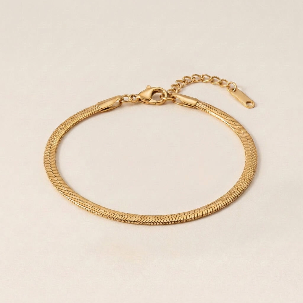 Klassieke Slangenschakel Armband