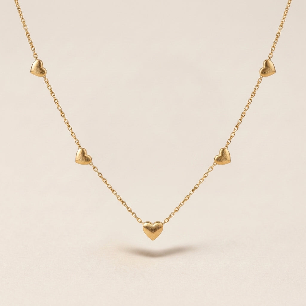 Minimalistische Hart Ketting