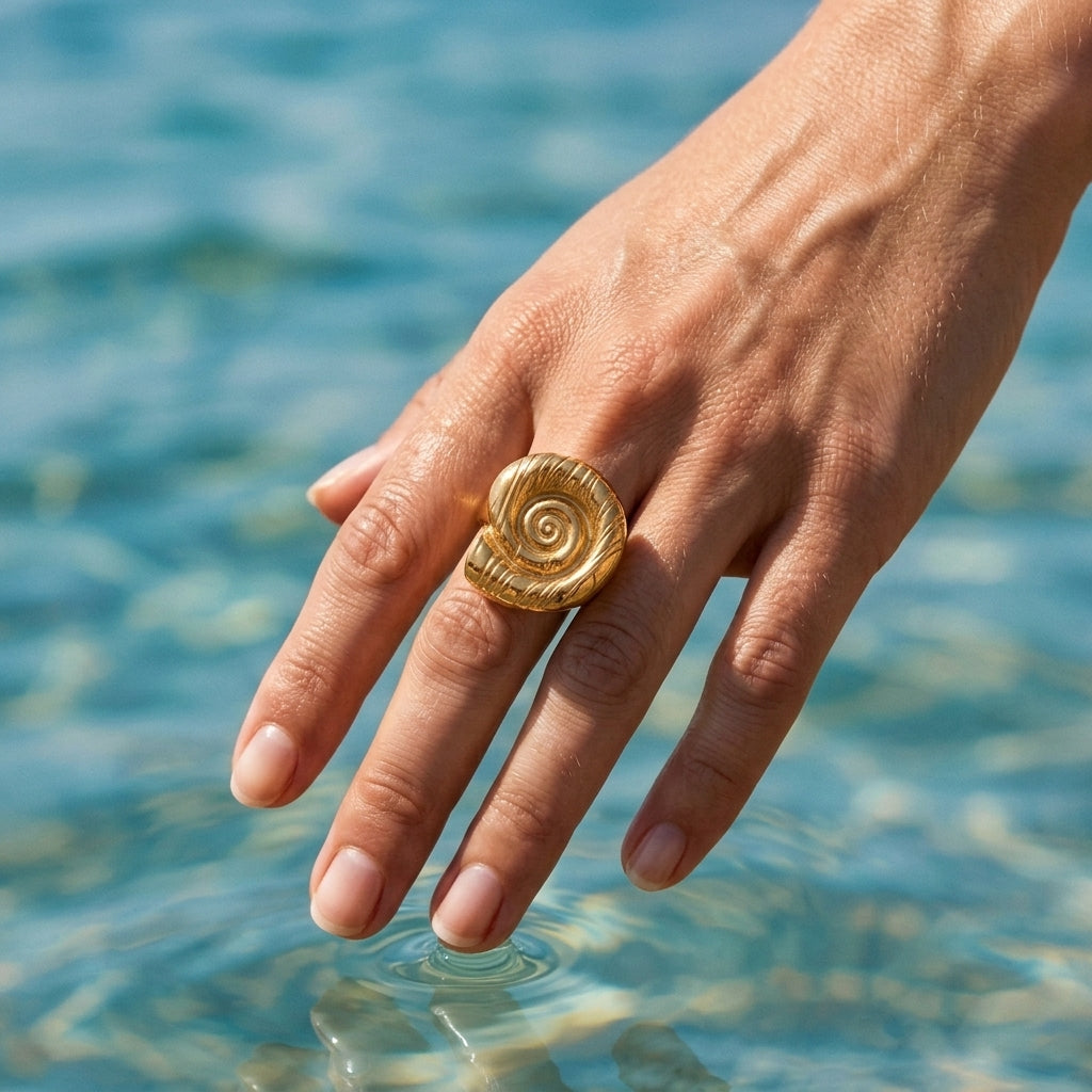 Hoornschelp Ring